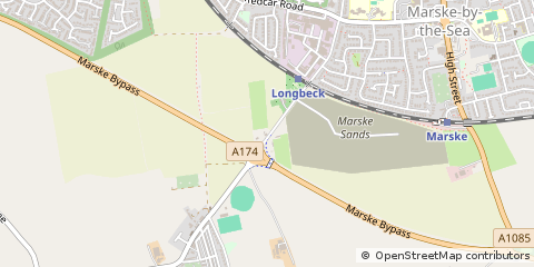 Map of Marske, Redcar