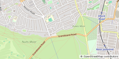 Map of Newcastle Upon Tyne, Tyne and Wear