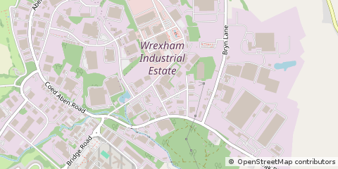 Map of Wrexham