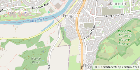Map of Aberdeen