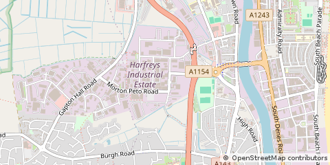 Map of Great Yarmouth, Norfolk
