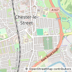 Map of Chester LE Street, County Durham
