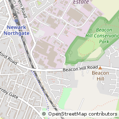 Map of Newark, Nottinghamshire