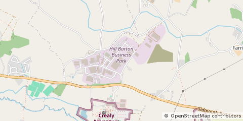 Map of Exeter, Devon