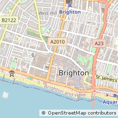 Map of Brighton, East Sussex