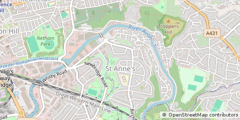 Map of Bristol