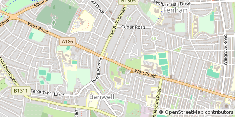 Map of Newcastle Upon Tyne