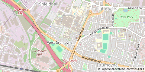 Map of Glasgow
