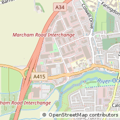 Map of Abingdon, Oxford
