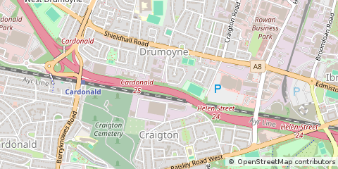 Map of Glasgow