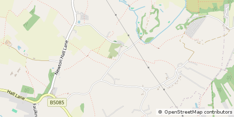 Map of Knutsford, Cheshire