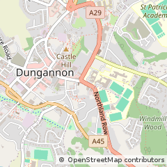 Map of Dungannon, CO. Tyrone