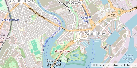 Map of Cardiff