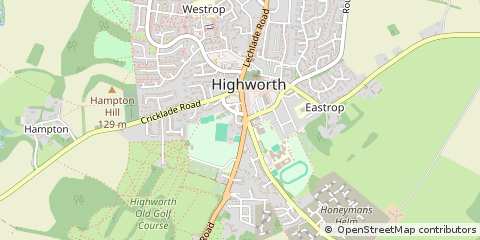Map of Swindon