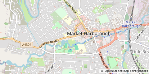 Map of Market Harborough