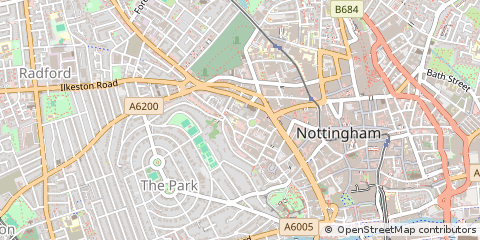Map of Nottingham