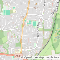 Map of Morecambe, Lancashire