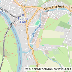Map of Bourne END, Buckinghamshire