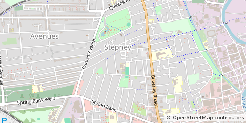 Map of Hull, East Yorkshire