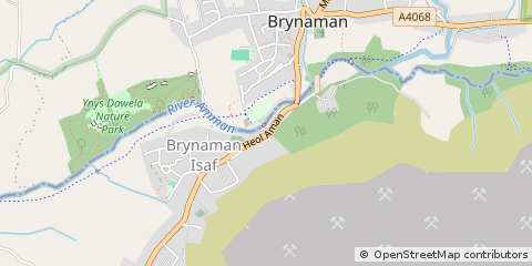 Map of Brynamman