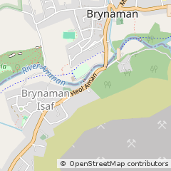 Map of Brynamman