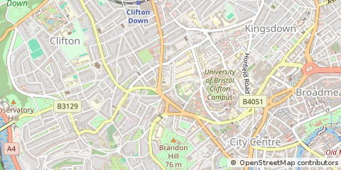 Map of Bristol