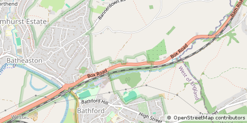 Map of Bath
