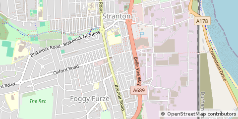 Map of Hartlepool