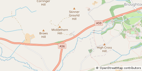 Map of North Yorkshire