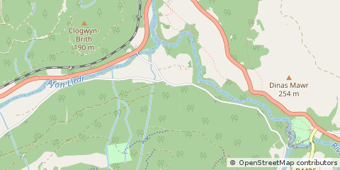 Map of County of Conwy, Gwynedd