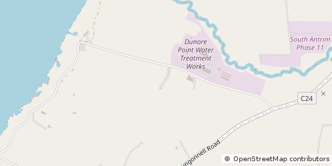 Map of Crumlin, County Antrim