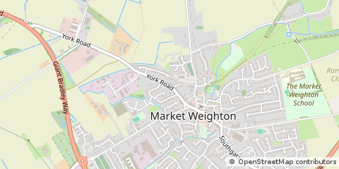 Map of Market Weighton