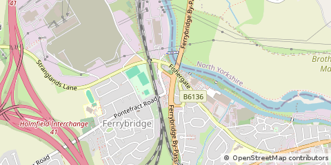 Map of Ferrybridge