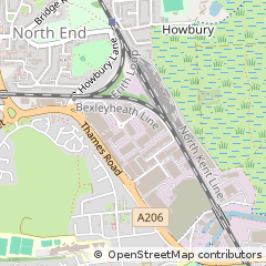 Map of Dartford, Kent