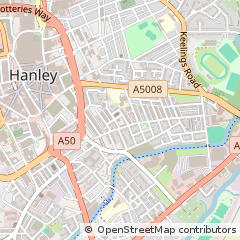 Map of Stoke-on-Trent, Staffordshire