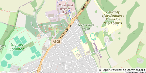 Map of Luton