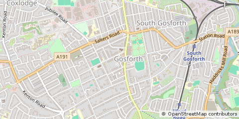 Map of Newcastle Upon Tyne