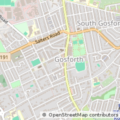 Map of Newcastle Upon Tyne