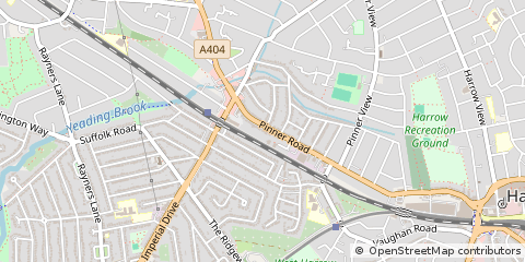 Map of Harrow