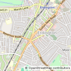 Map of Birmingham, West Midlands