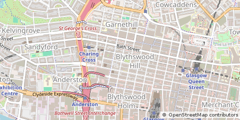 Map of Glasgow