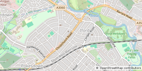 Map of Bournemouth