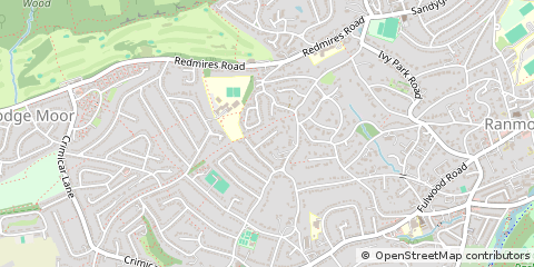 Map of Sheffield