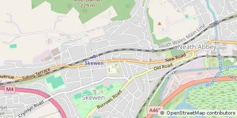 Map of Neath