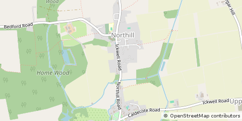 Map of Biggleswade, Middlesex