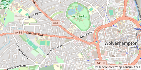 Map of Wolverhampton