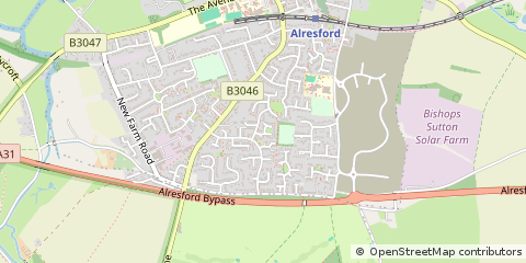 Map of Alresford