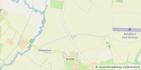 Map of Oswestry, Shropshire