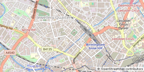 Map of Birmingham