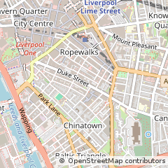 Map of Liverpool, Merseyside